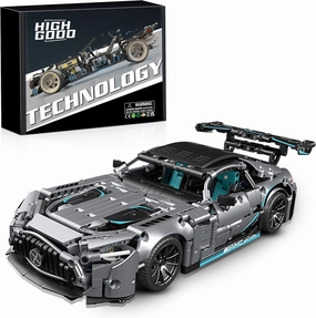 Racing Car Building Kit for Adults,1:14 MOC Super Sports Car Building Blocks Construction Sets, Buildable Supercar Model for Kids Gift Giving or Collection(1466pcs)