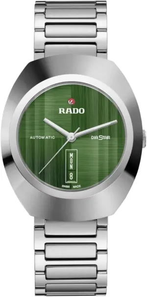 Rado DiaStar Original, Green Dial with Date Display and Swiss Automatic Movement