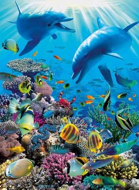 Ravensburger Underwater Adventure 300 Piece XXL Jigsaw Puzzle for Kids | Unique Piece Design | Enhances Concentration & Creativity | FSC Certified Eco-Friendly Toy