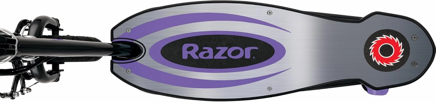 Razor Power Core E100 Electric Scooter - 100w Hub Motor, 8" Air-Filled Tire, Up to 11 mph and 60 min Ride Time, for Kids Ages 8 and Up