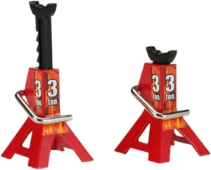 RC Car Stand Adjustable Height Mini Simulation Stand Model Car Repair Frame 1Pair 3 Tonrc
