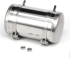RC Stainless Steel Rear Air Tank for 1/14 Tamiya LESU RC Tractor Truck DIY Model Car Upgraded Part