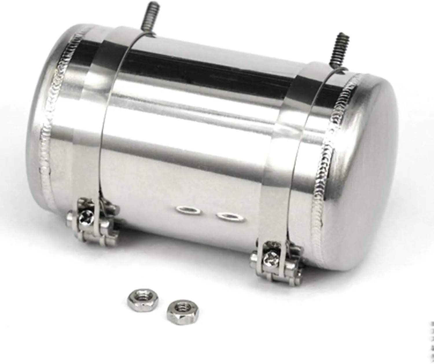RC Stainless Steel Rear Air Tank for 1/14 Tamiya LESU RC Tractor Truck DIY Model Car Upgraded Part