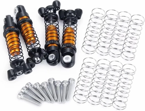 RC Car Shock Absorber Compatible with Kyosho for MINI-Z 4×4 32521 1/18 1/24 RC Crawler Car Parts 4Pcs 37/45mm Adjustable Shock Absorber Damper(4Pcs 37mm)