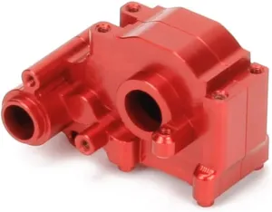 RCAWD Transmission Case Housing for 1/18 Losi Mini-T 2.0 & 1/16 Losi Mini-B Upgrades, Aluminum Parts #LOS212017 Red