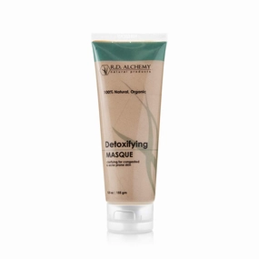 RD Alchemy - 100% Natural & Organic Detoxifying Masque - Pore Cleansing Treatment, Blackhead Remover Clay Face Mask Cleanses & Detoxifies Acne Prone, Congested Skin