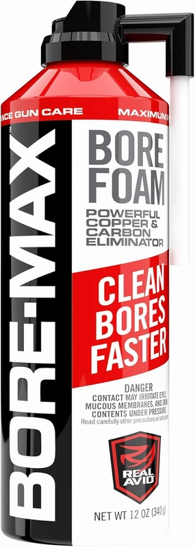 Real Avid 12oz Gun Cleaning Solvent & Bore Cleaner | Ideal for Gun Cleaning & Firearm Maintenance | Foaming Gun Solvent Removes Carbon & Copper Effortlessly & Maximizes Barrel Accuracy