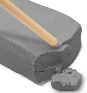 ReArt Stone Air Dry Modeling Clay, for Sculpting, Wheel Throwing, Hand Building, All-Purpose Modeling Clay 10lbs for Sculpting (Gray)