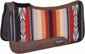 Reinsman APEX Ranahan Tacky Too Soft Breathable Non-Slip Shock-Absorbing Fleece-Lined Moisture-Wicking Contoured Back Protection Horse Riding Saddle Pad