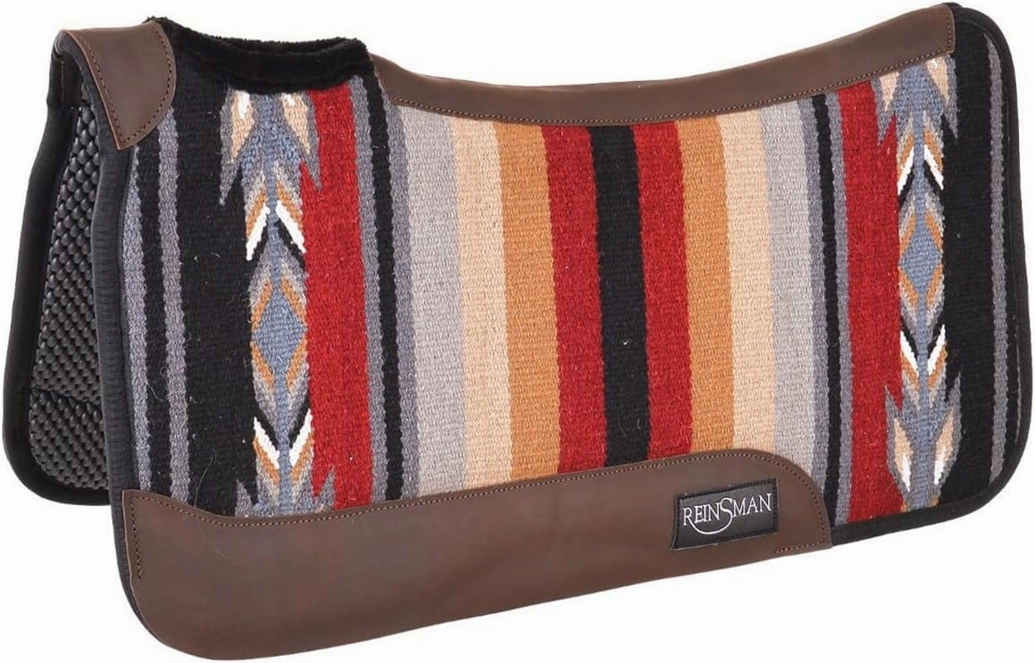 Reinsman APEX Ranahan Tacky Too Soft Breathable Non-Slip Shock-Absorbing Fleece-Lined Moisture-Wicking Contoured Back Protection Horse Riding Saddle Pad