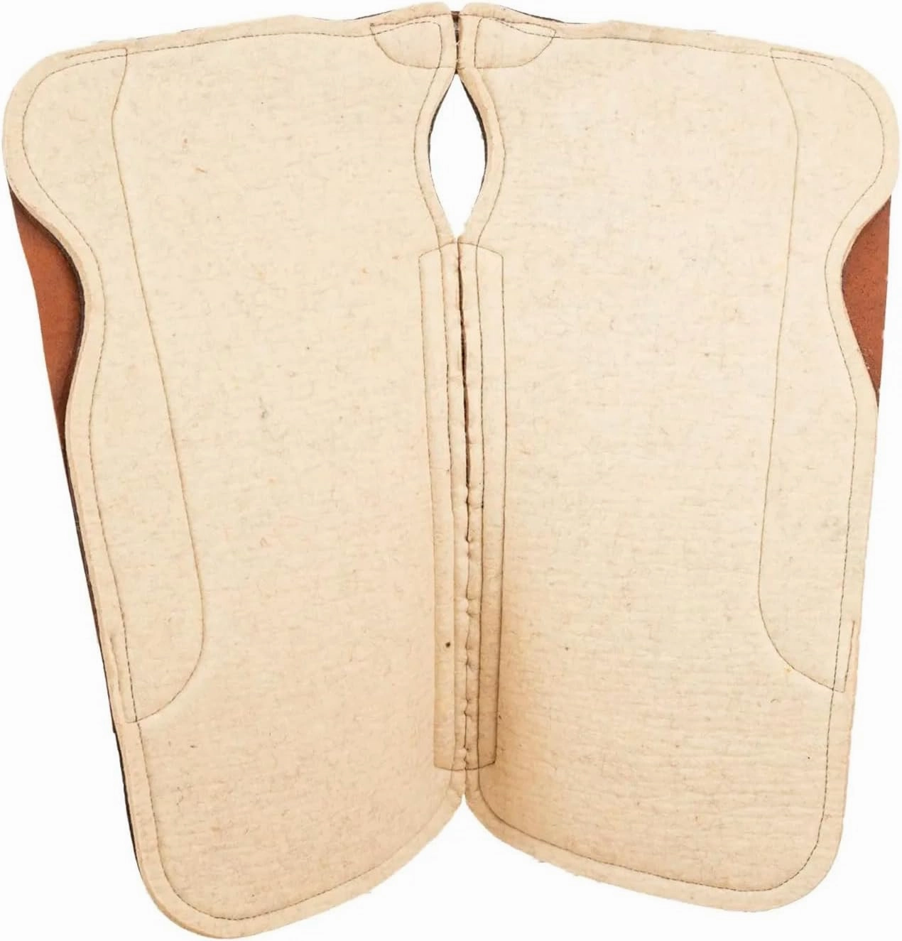 Reinsman APEX Ranahan Wool Soft Breathable Shock-Absorbing Fleece-Lined Moisture-Wicking Contoured Back Protection Wither Relief Horse Riding Saddle Pad