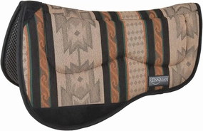 Reinsman M2 Lite Contour Trail Pad with Breathable Non-Slip Tacky Too Bottom - Shock-Absorbing Moisture-Wicking-Pad-PAR