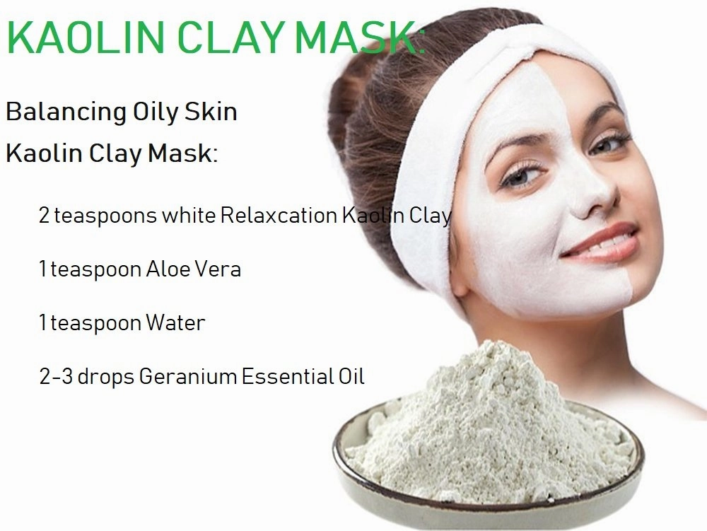 Relaxcation Bulk Kaolin White Clay Powder (China Clay) | 100% Natural for Making Mask for Face/Facial, Hair, Body, Soap, Deodorant, Bath Bombs | 2 lbs