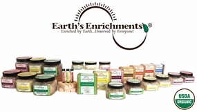 Relaxing Bath Salts with Sea Salts | Moisturizing Body Balm | Exfoliating Sugar Scrub (USDA Organic) Rosemary, Seaweed and Bentonite Clay Spa Blend - Earth's Enrichments