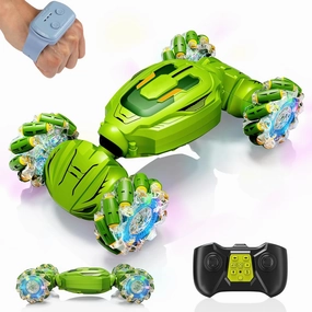 Remote Control Car - Gesture Sensing Stunt 2.4GHz 360° Rotating 4WD Transform RC Car, Birthday Gift for Boys Girls 4 5 6 7 8 9 10, Car Toys for 6  Year Old