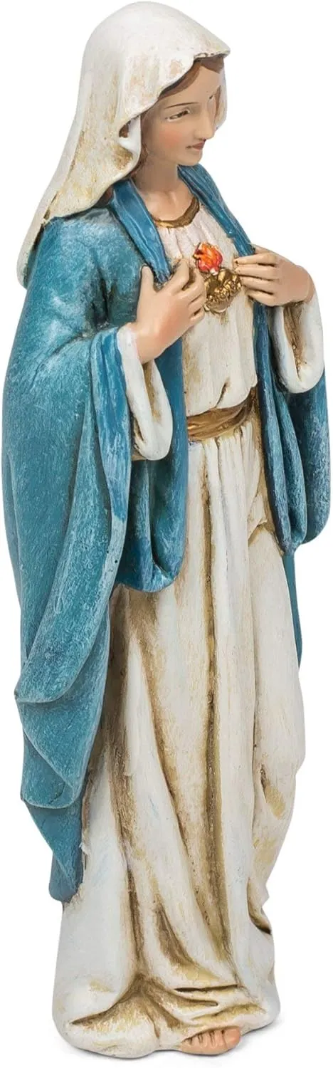 Renaissance Collection Joseph's Studio by Roman Exclusive Immaculate Heart of Mary Figurine, 6-Inch