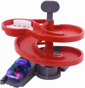 Replacement Only Track Attachment Rotating Stage Track Accessory, Rotary Tower Add Ons Fits Most Generic Light Up Raceracks (red)