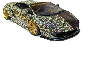 Resin Car Vehicle Model Fit for Lamborghini Gallardo LB 1 18 Wide Body Modified Paint Resin Car Model Collection Ornaments Festive Deluxe Gift