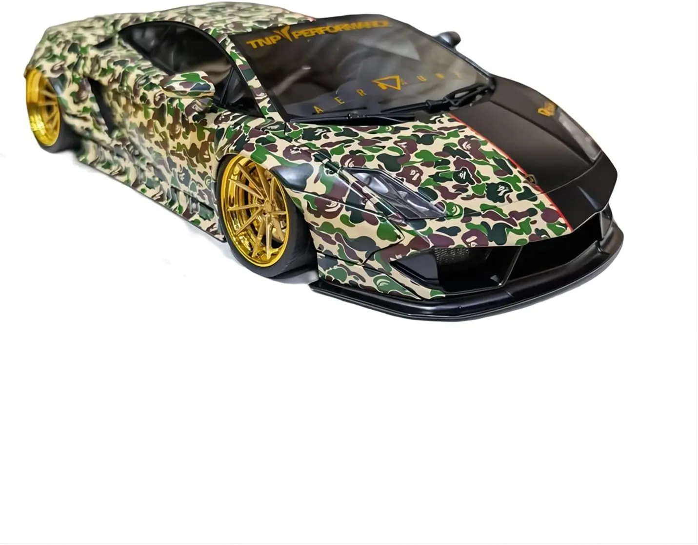 Resin Car Vehicle Model Fit for Lamborghini Gallardo LB 1 18 Wide Body Modified Paint Resin Car Model Collection Ornaments Festive Deluxe Gift