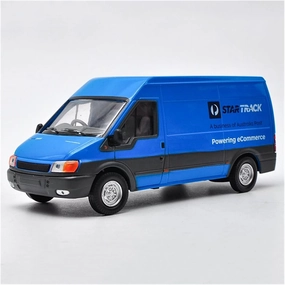 Resin Car Vehicle Model Fit for Ford DHL Van 1 32 Alloy DHL Car Model Die Casting Van Truck Children Toy Gift Ornament Festive Deluxe Gift
