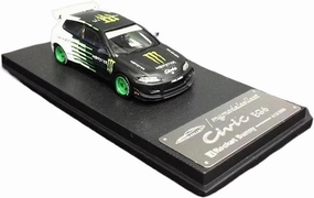 Resin Car Vehicle Model Fit for Honda Pandem Civic EG6 1 64 Rocket Bunny Wide Body Alloy Vehicle Model Mini Car Toy Adult Collection Festive Deluxe Gift