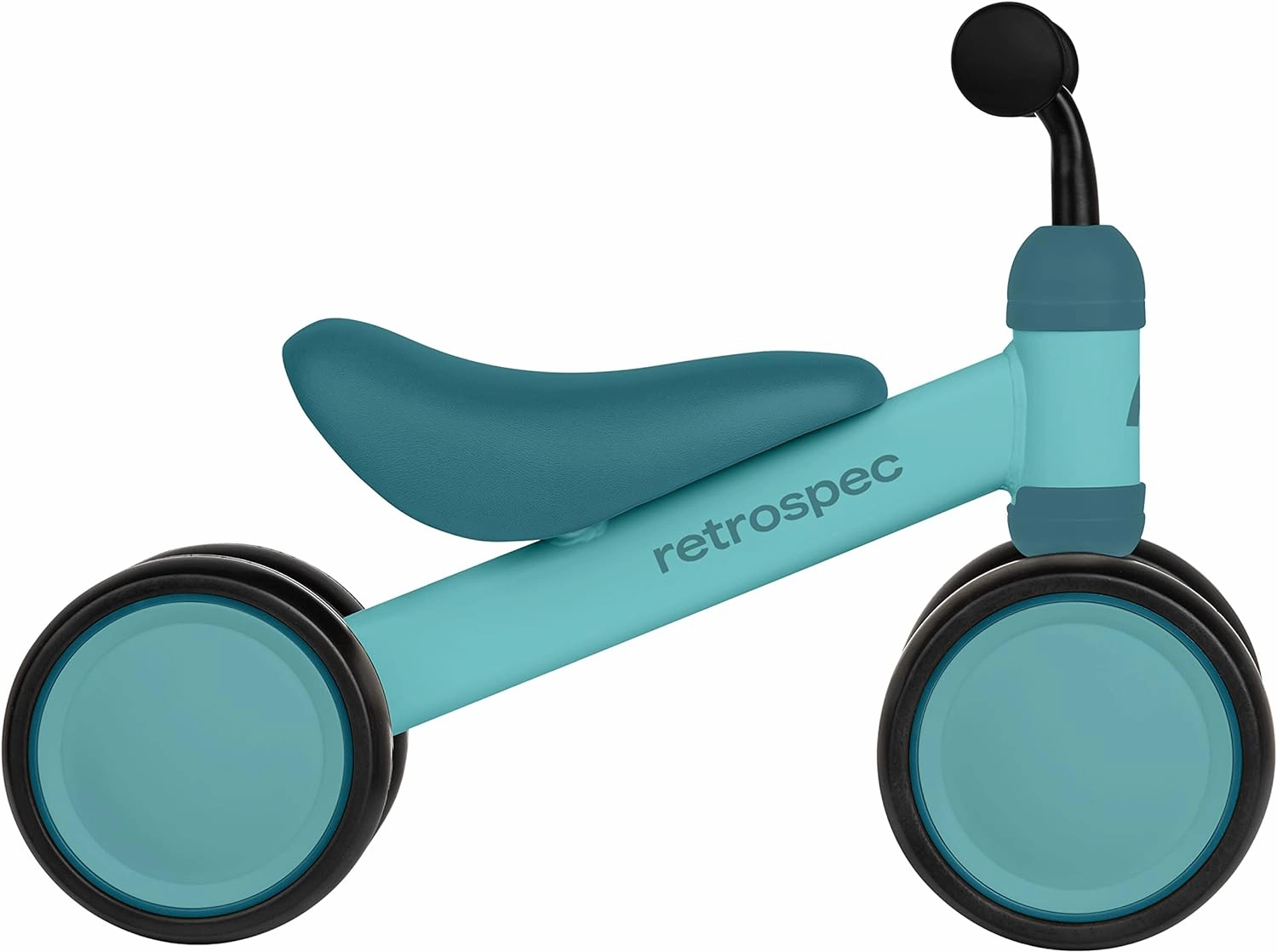 Retrospec Cricket Baby Walker Balance Bike with 4 Wheels for Ages 12-24 Months - Toddler Bicycle Toy for 1 Year Old’s - Ride On Toys for Boys & Girls