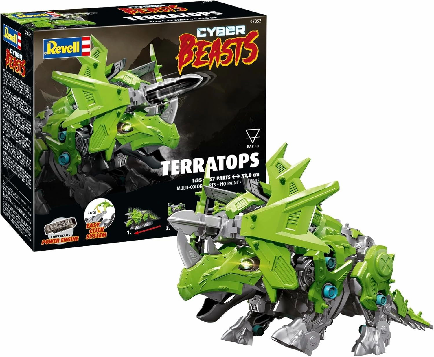 Revell CyberBeasts TerraTops 07852 Science Fiction Building Kit 1:35