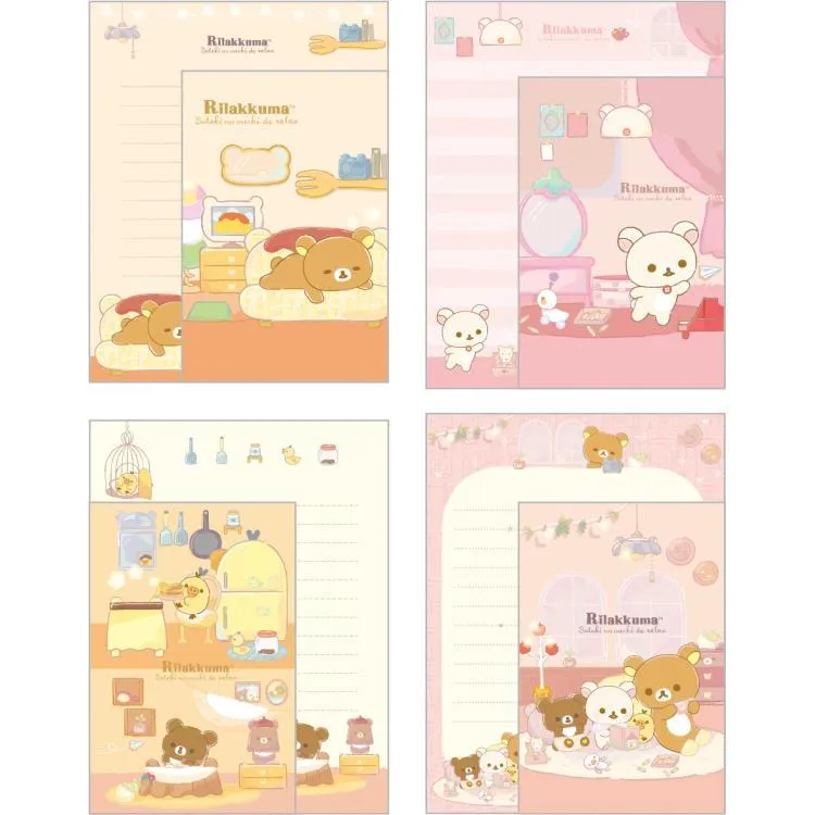 [Rilakkuma] - Suteki na Ouchi - Letter Set  -B San-X Official Japan 2024