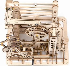 ROKR Marble Run 3D Wooden Puzzles Model Building Kits for Adults - Educational Project Brain Teaser, DIY Crafts for Adults & Kids (Ladder)