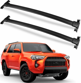 Roof Rack Cross Bars Compatible with Toyota 4Runner 2010-2024 (with Factory Side Rails), Heavy Duty 220lb Aluminum Crossbars Rooftop Cargo Bag Kayak Bike Luggage Snowboard Skiboard