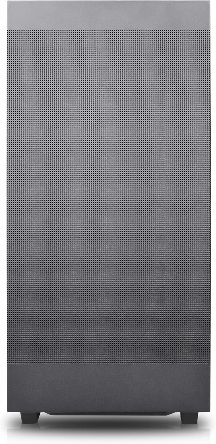 Rosewill Helium Flow Black Mid Tower Computer Gaming Case, Mesh Panel, ATX, Tool-Less, High-Airflow, 1x 120mm PWM Fan
