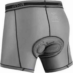 ROTTO Mens Padded Cycling Underwear Bike Shorts 3D MTB Liner Quick Drying