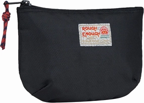 Rough Enough Small Tech Organizer Travel Case for Electronics & Cords - Cable Storage Bag Black