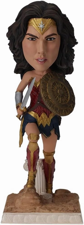 Royal Bobbles DC Comics Wonder Woman (2017) Gal Gadot Princess Diana - 7.9 Inches Tall – Collectible Bobblehead Statue