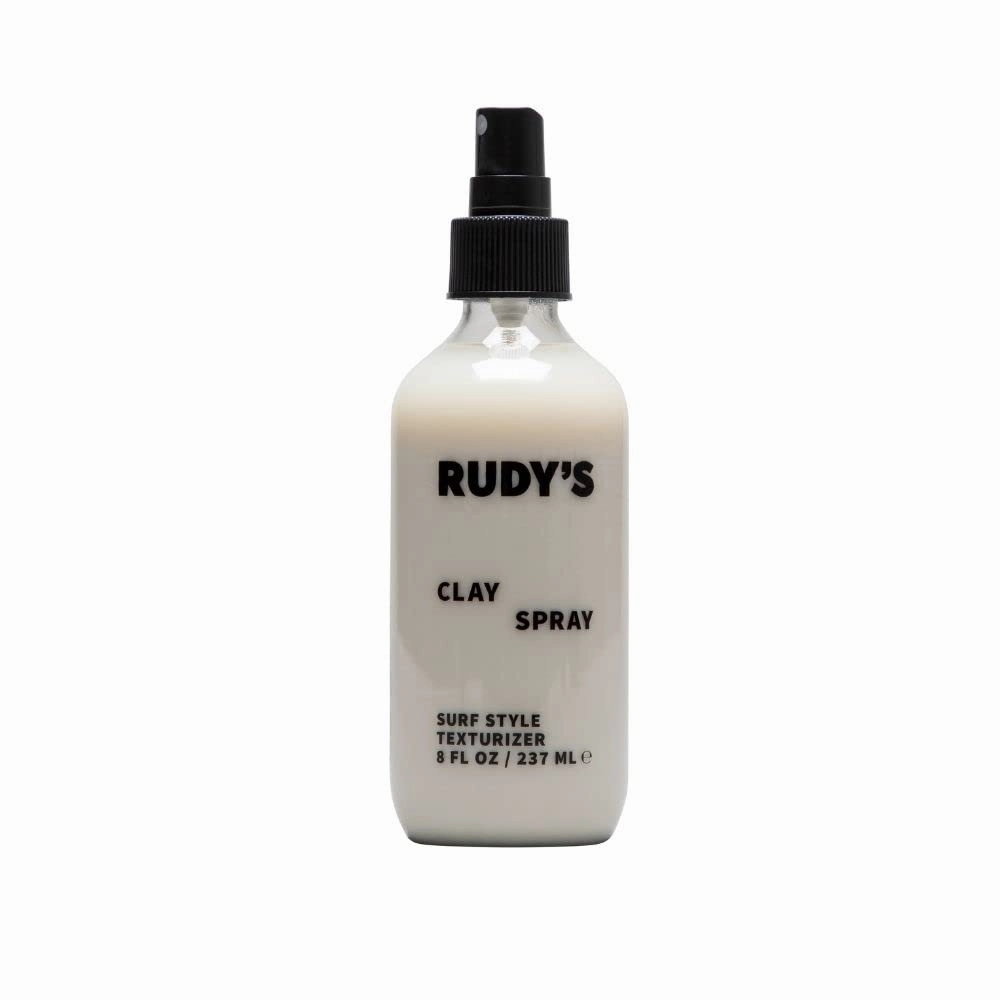 RUDY's Clay Spray - Hair Texturizer with Sea Salt - Paraben Free - For Fullness and Body (8 fl oz)