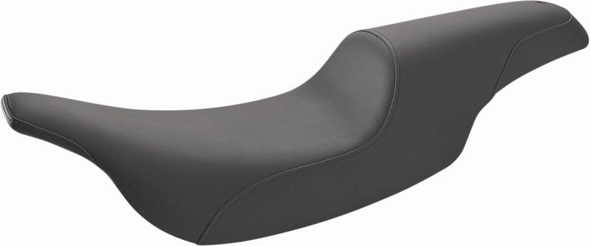Saddlemen Profiler Smooth Black Motorcycle Seat for 1997-2007 Harley FLHT/FLTR (897-07-047)