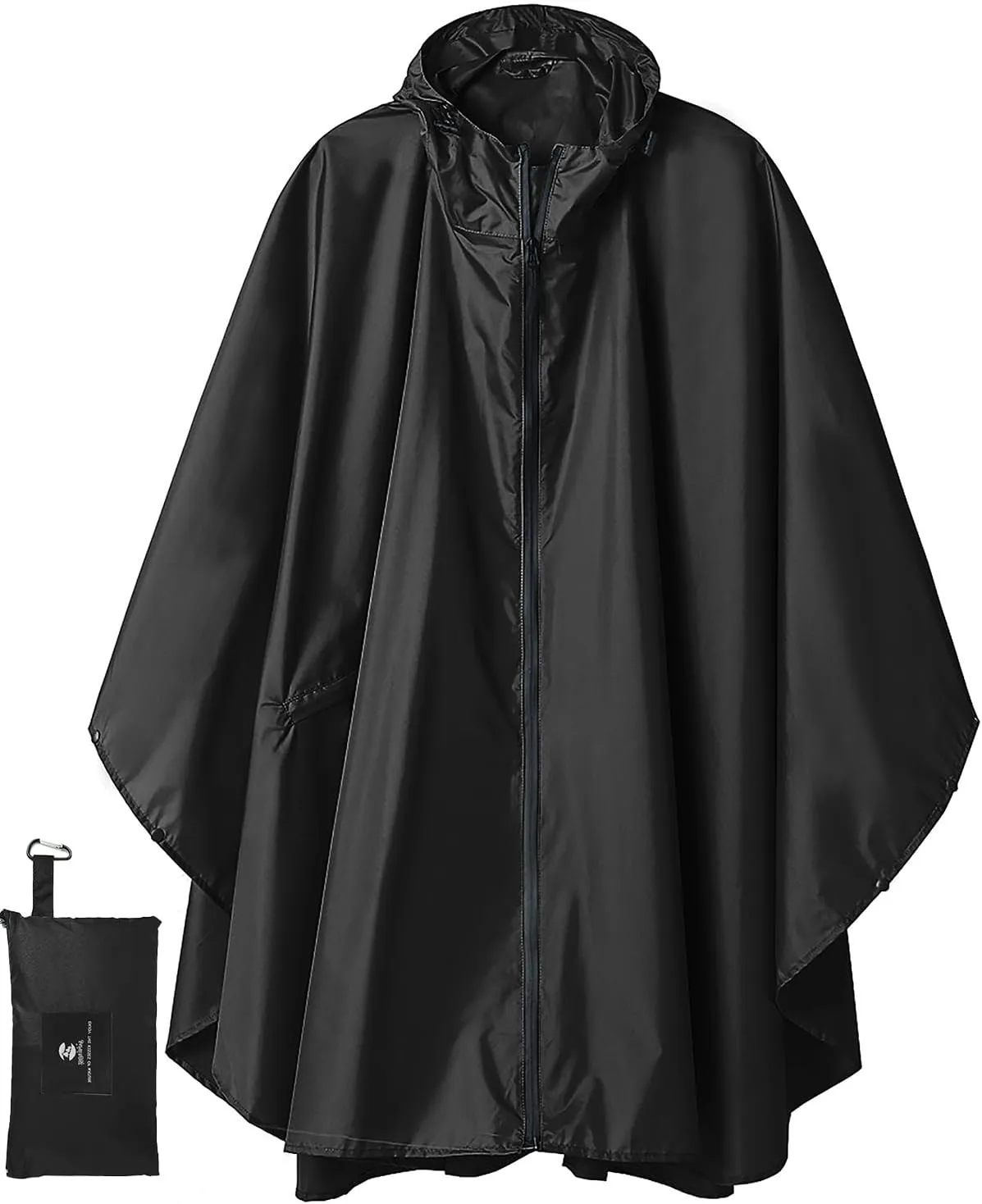 SaphiRose Unisex Rain Poncho Raincoat Hooded for Adults Women with Pockets