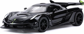 SASBSC Toy Cars for 3  Year Old Boys Car Toys with Light and Sound Diecast Metal Toy Car for Kids Ages 3-12 1/32 Collectable Super Car Model (Black)