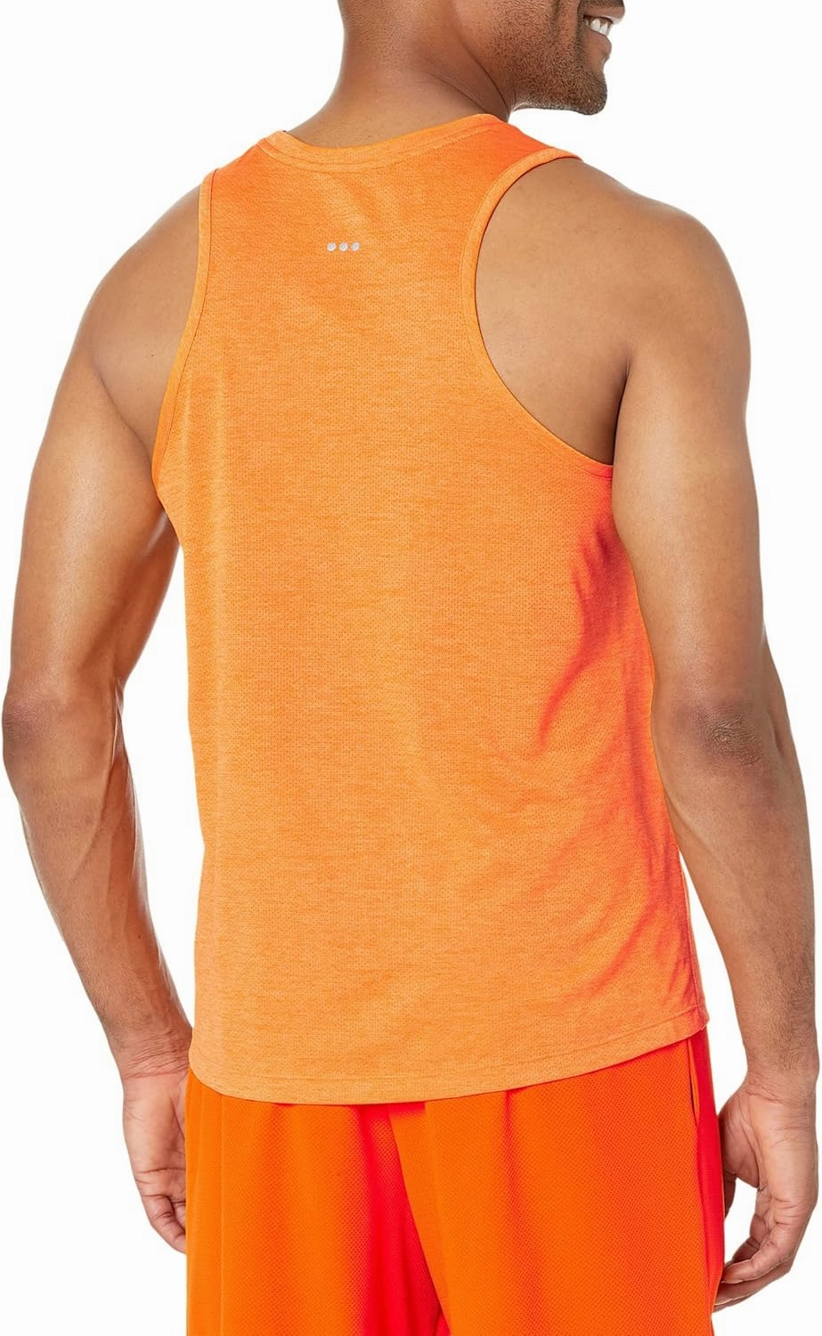 Saucony Stopwatch Singlet for Men - Classic Style, Straight Hemline, Round Neck, Wide Arm Opening