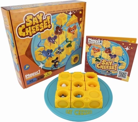 SAY Cheese! Logic Puzzle Game – 50 Single-Player Challenges for Kids & Adults, Difficulty Easy to Expert, Travel-Friendly, Brain-Building Fun Ages 8 