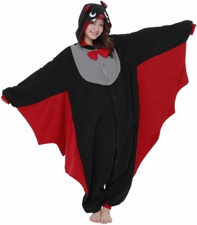 SAZAC Bat Kigurumi - Onesie Jumpsuit Halloween Costume