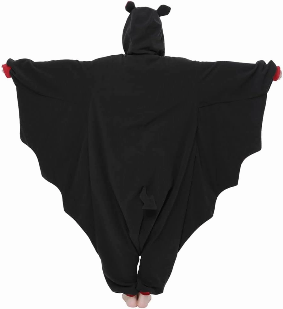 SAZAC Bat Kigurumi - Onesie Jumpsuit Halloween Costume