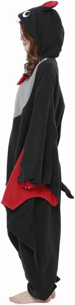 SAZAC Bat Kigurumi - Onesie Jumpsuit Halloween Costume