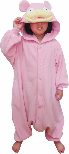 SAZAC Kigurumi - Pokemon - Slowpoke - Onesie Jumpsuit Halloween Costume -Kids Size (5-9 Year Old)