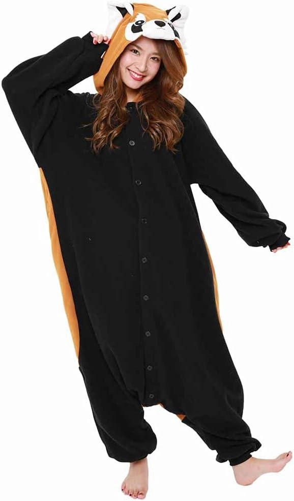 SAZAC Red Panda Kigurumi - Onesie Jumpsuit Halloween Costume
