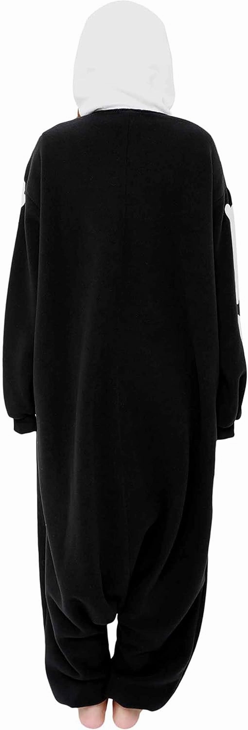 SAZAC Skeleton Kigurumi - Onesie Jumpsuit Halloween Costume