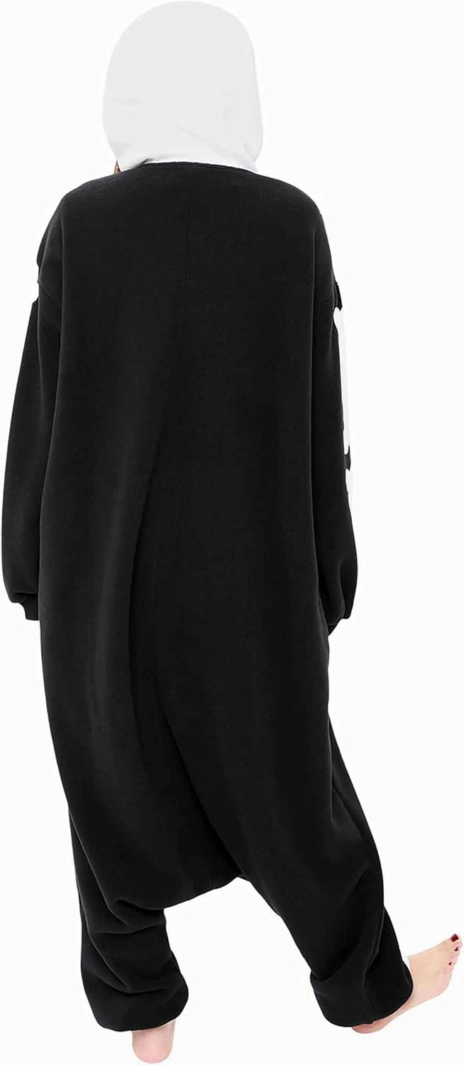 SAZAC Skeleton Kigurumi - Onesie Jumpsuit Halloween Costume