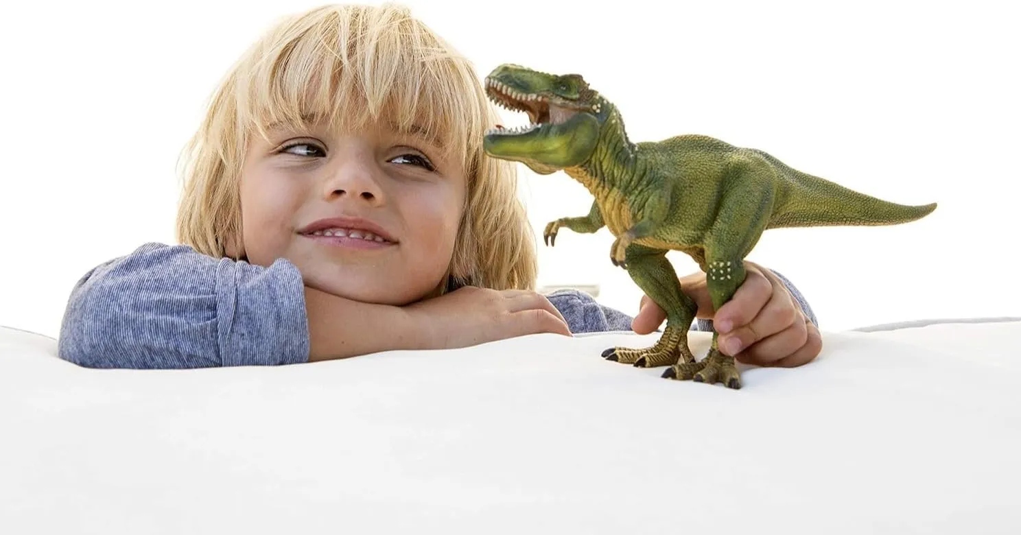 Schleich Dinosaurs - 11", T Rex Dinosaur Toy - Tyrannosaurus Rex Action Figure with Movable Jaw - Realistic Dino Figurine - Trex Figure for Boys and Girls - Big Dinosaur Toys for Kids Ages 5  14525