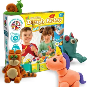 Science4you Modelling Dough Factory – Plasticine Modelling Clay Craft Kit for Kids, Make Your own Scented Play Dough 1000g Soft & Dry, Creative Toy Gift for Boys & Girls Age 4 5 6 7 8 