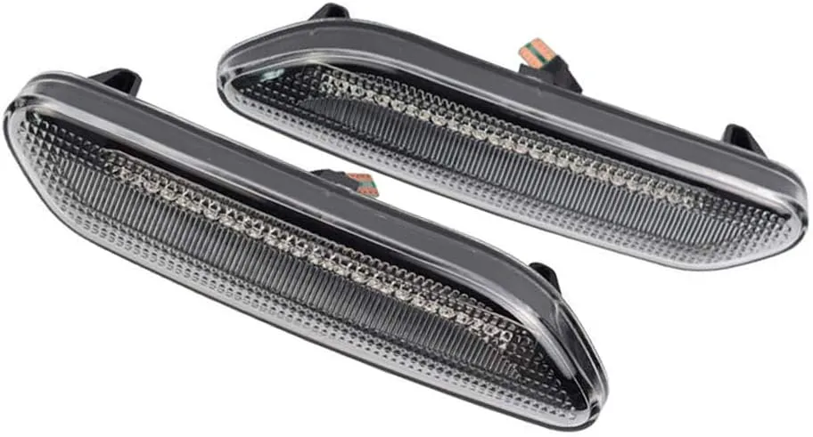 Sequential LED Side Marker Light Turn Signal Blinker Lamp Compatible with Mini Cooper R60 R61 Countryman Paceman 2011-2016 (Clear Lens)
